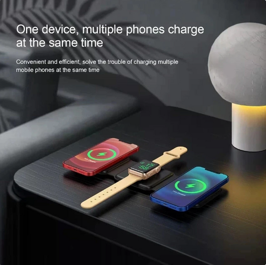 3-in 1 Foldable Wireless Charger